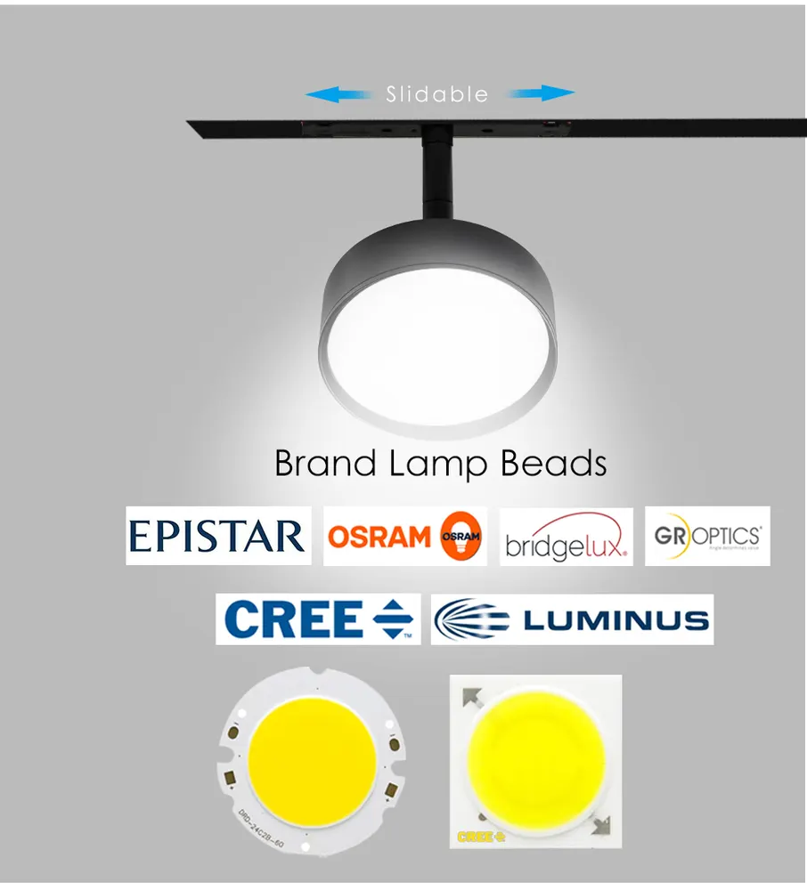 Tuya Smart Dimmable Magnetic LED Track Lighting System 10W 48V