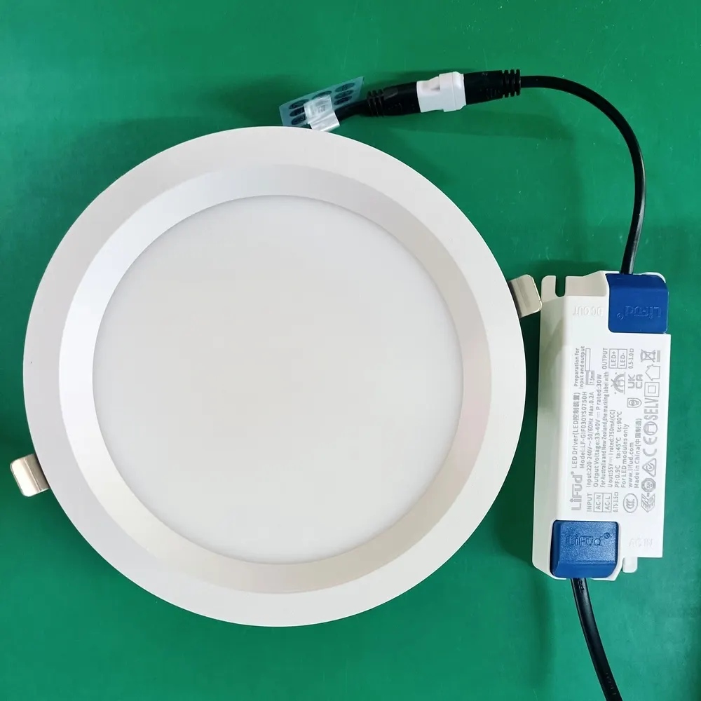 Smart Recessed Round LED Panel Light 230x133 8-40W product sample