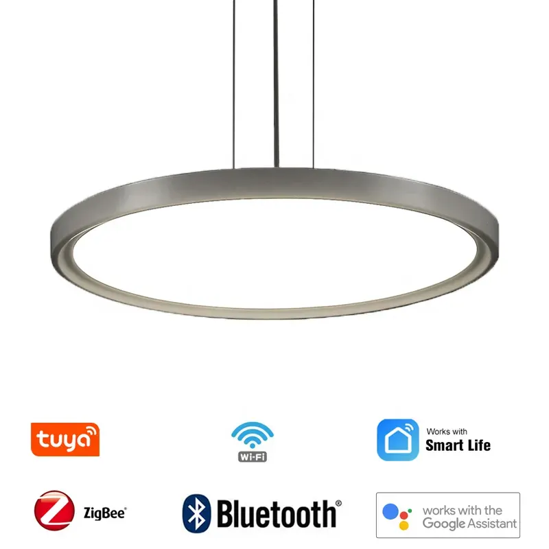 WiFi Dimmable Surface-Mounted Round LED Panel Light White 24-100W 3CCT Selectable