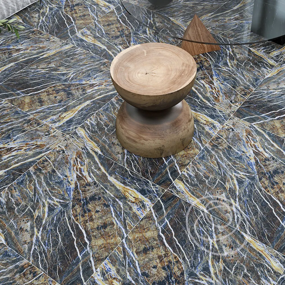 Stone-Look Polished Porcelain Wall Tile 600x600mm