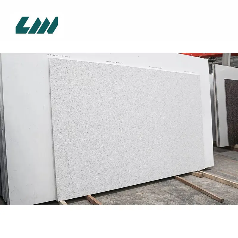 Calacatta White Polished Engineered Quartz Slab 3200x1600mm