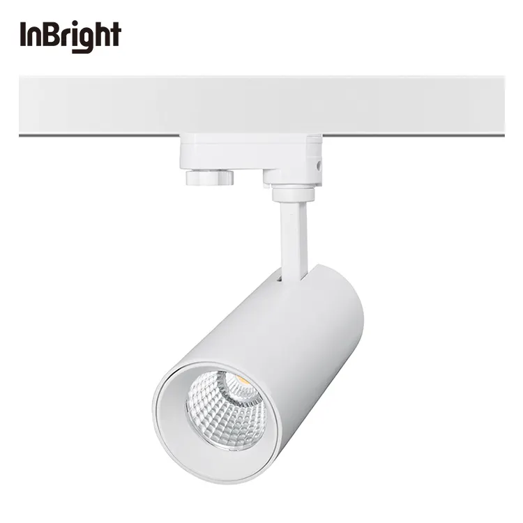 Dimmable Aluminum LED Track Spotlight Black/White 12W