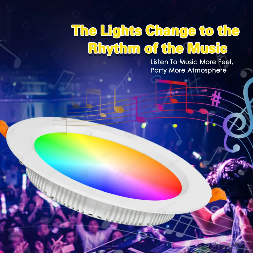 Adjustable Tuya WiFi Dimmable LED Downlight 16W