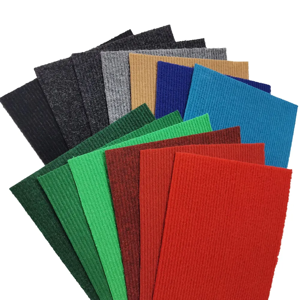 Ribbed Polyester Floor Carpet