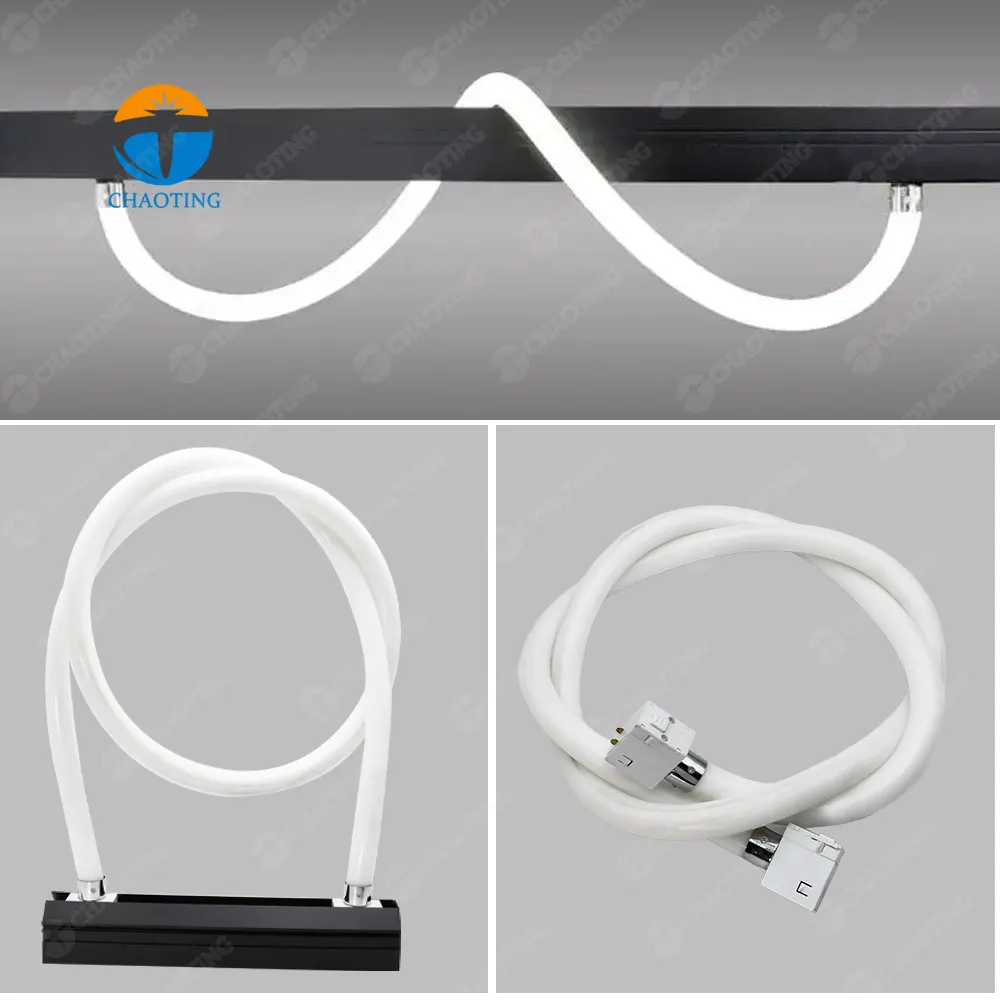 Aluminum Magnetic LED Track Lighting System 18W product sample