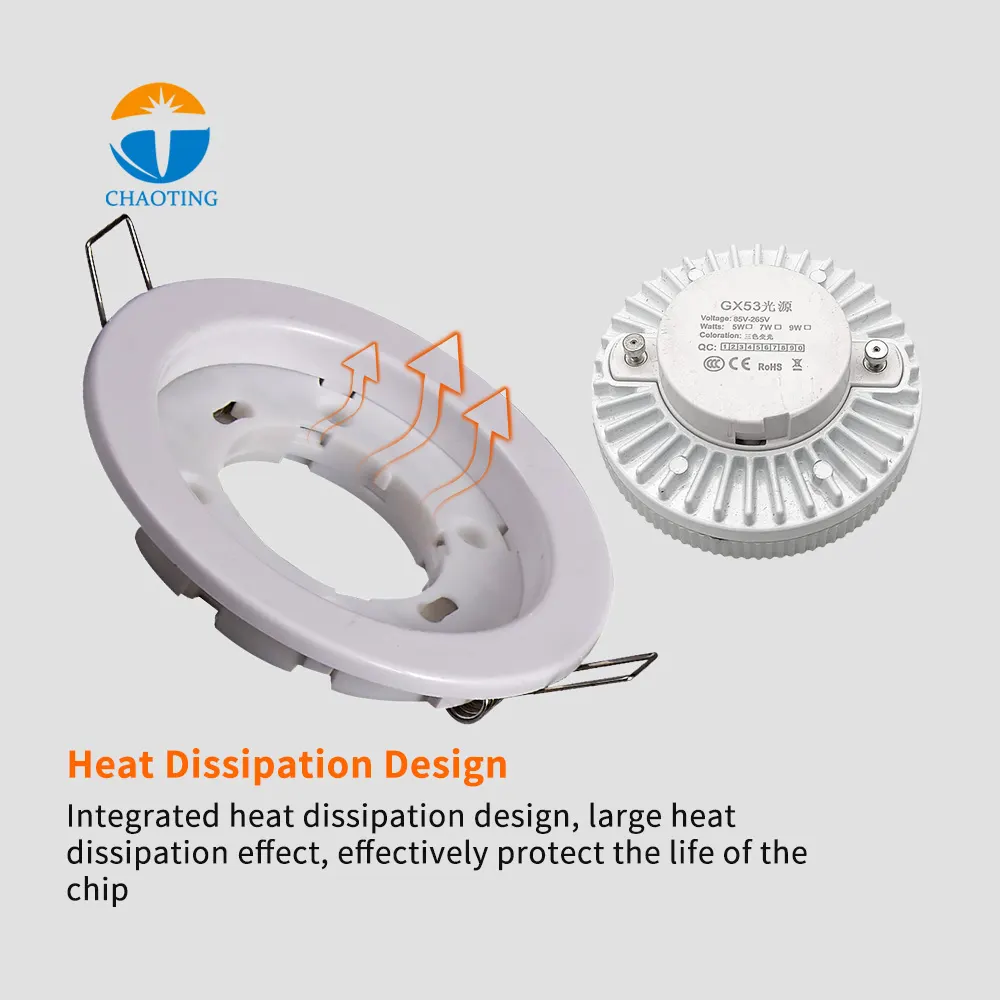 Recessed Aluminum Downlight Housing GX53