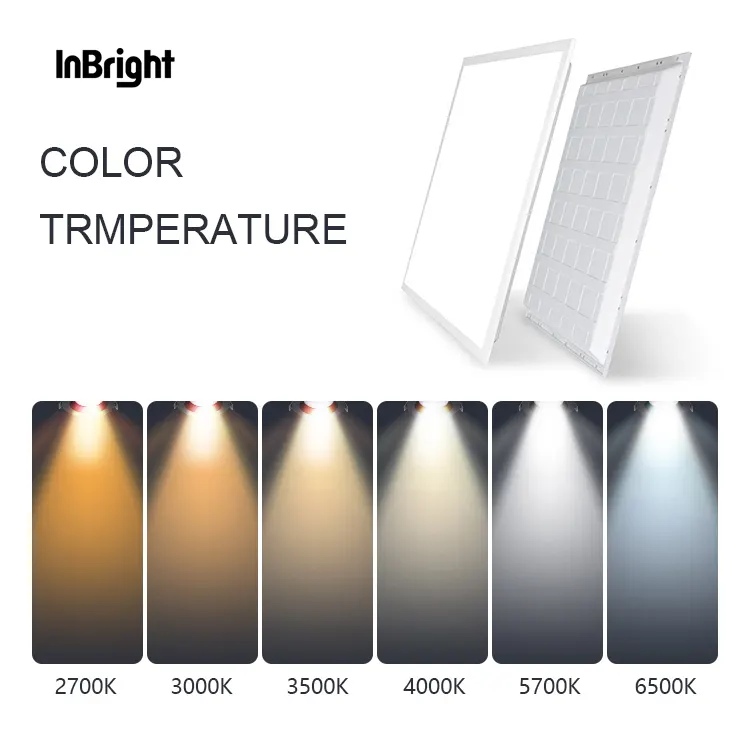 Square Aluminum LED Panel Light 24-60W