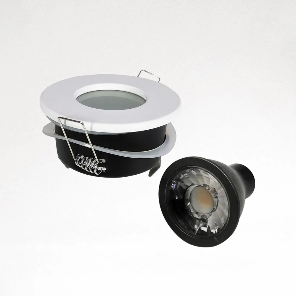 Anti-Glare Recessed Aluminum Downlight Housing GU10/MR16
