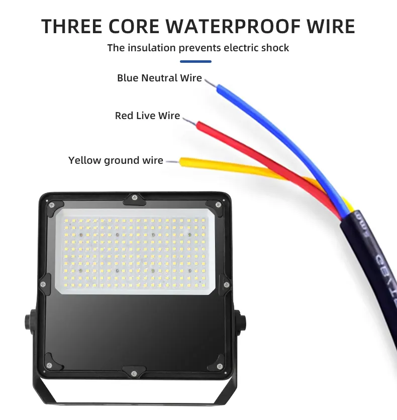 Aluminum LED Floodlight 200W IP66