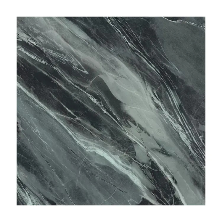 Non-Slip Stone-Look Gold Polished Porcelain Floor Tile 800x800mm