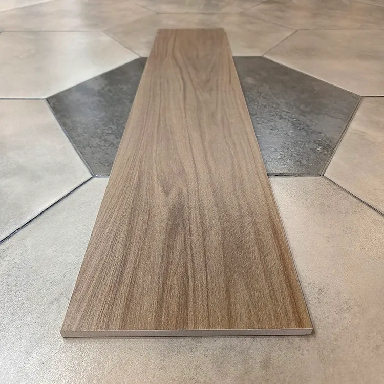 Wood-Look Matte Ceramic Floor Tile 150x800mm