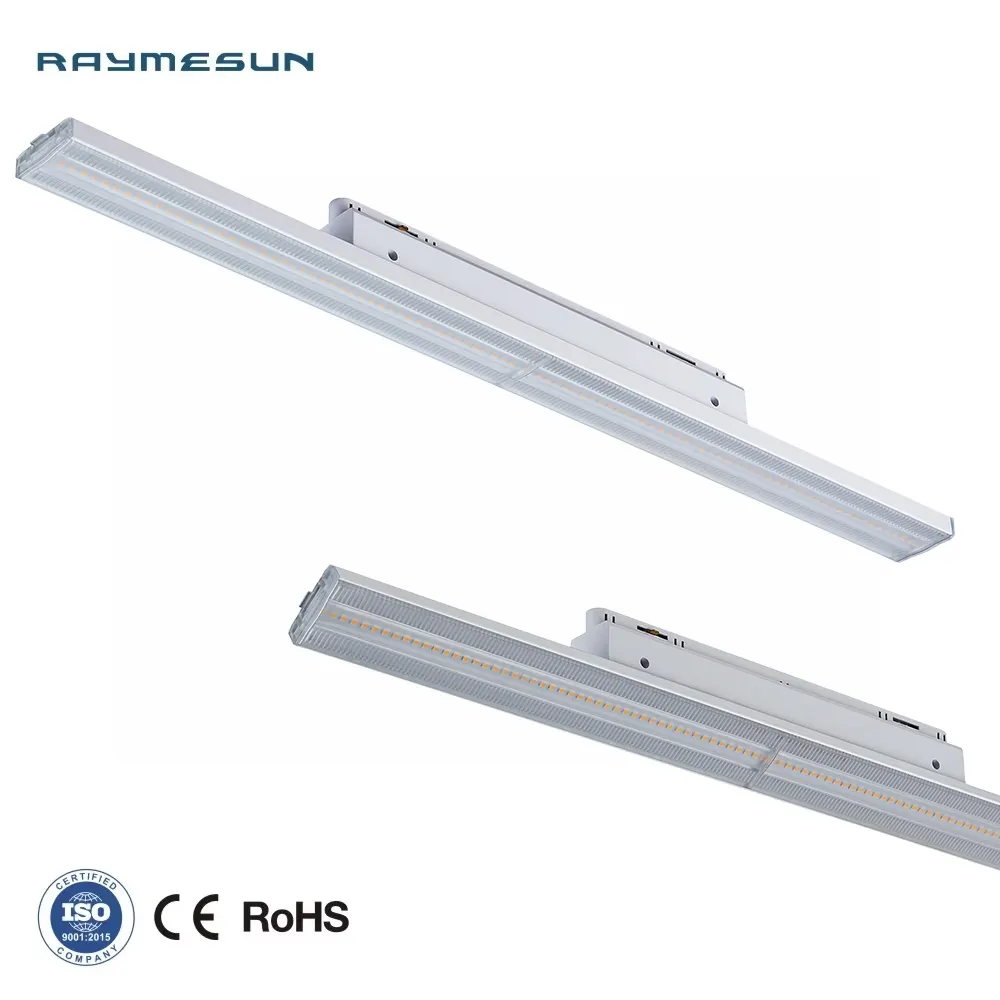 Anti-Glare Dimmable Aluminum COB LED Track Spotlight 60W