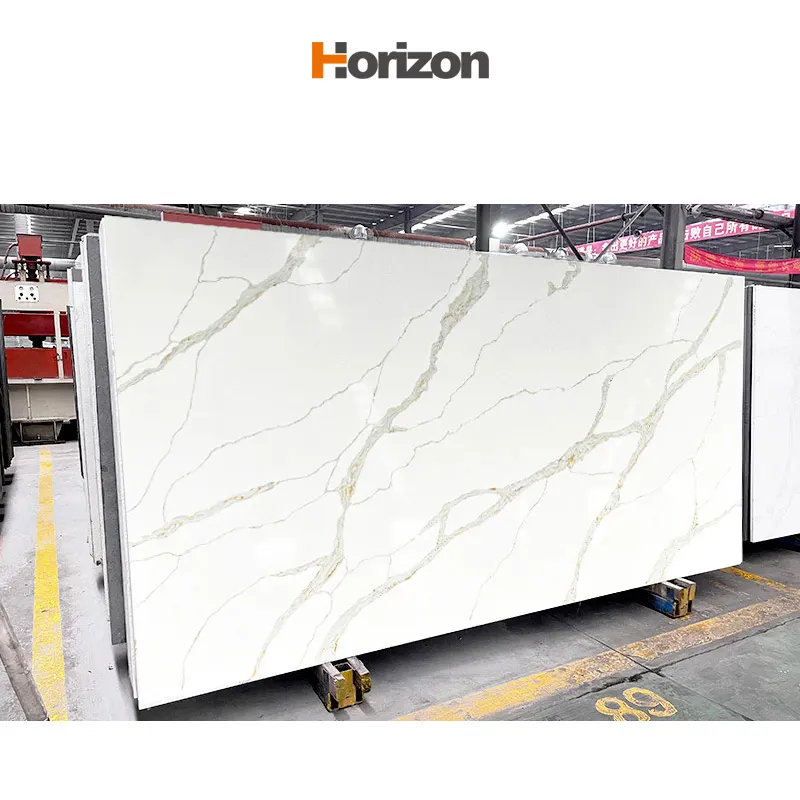 White Engineered Quartz Slab 3200x1600mm product sample