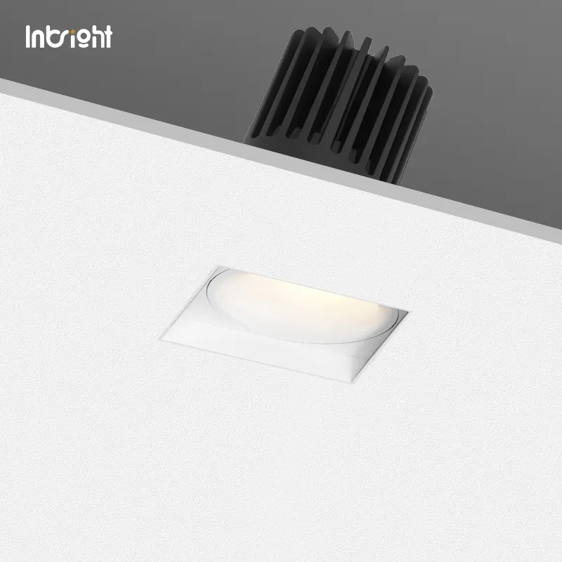 Square Trimless Dimmable LED Downlight 10-28W
