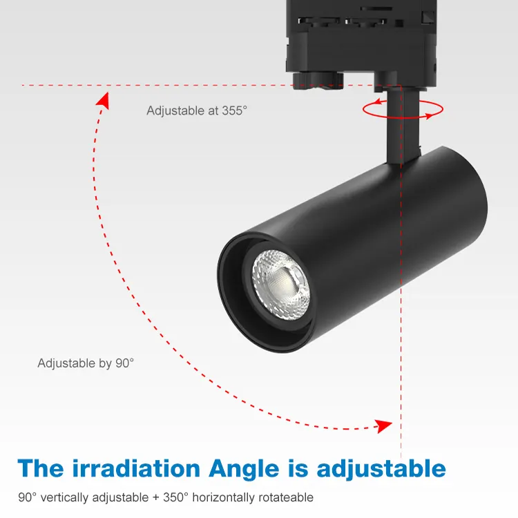 Aluminum LED Track Spotlight 15-30W