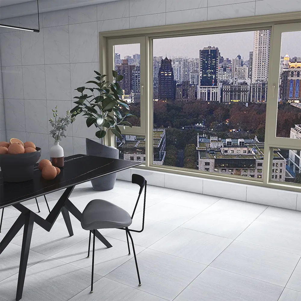 Non-Slip Wood-Look Gray Porcelain Wall And Floor Tile 600x600mm
