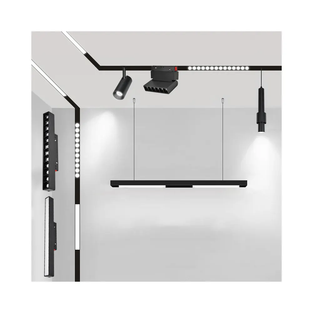 Recessed Aluminum Magnetic LED Track Spotlight 10-30W