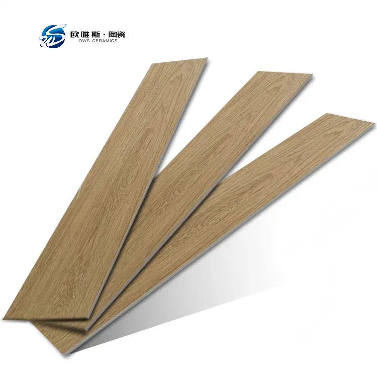 Non-Slip Wood-Look Oak Ceramic Wall And Floor Tile 150x800mm