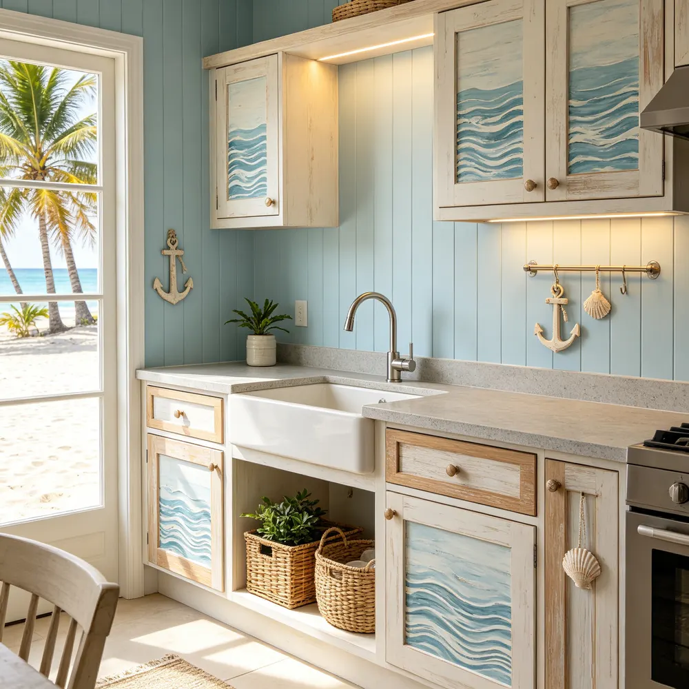 White Shaker-Style MDF Modular Kitchen Cabinet Set