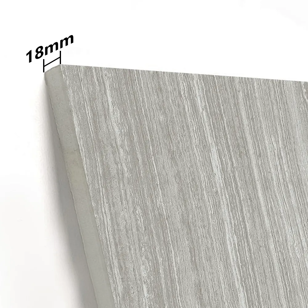 Non-Slip Stone-Look Porcelain Exterior Wall Tile 600x1200mm