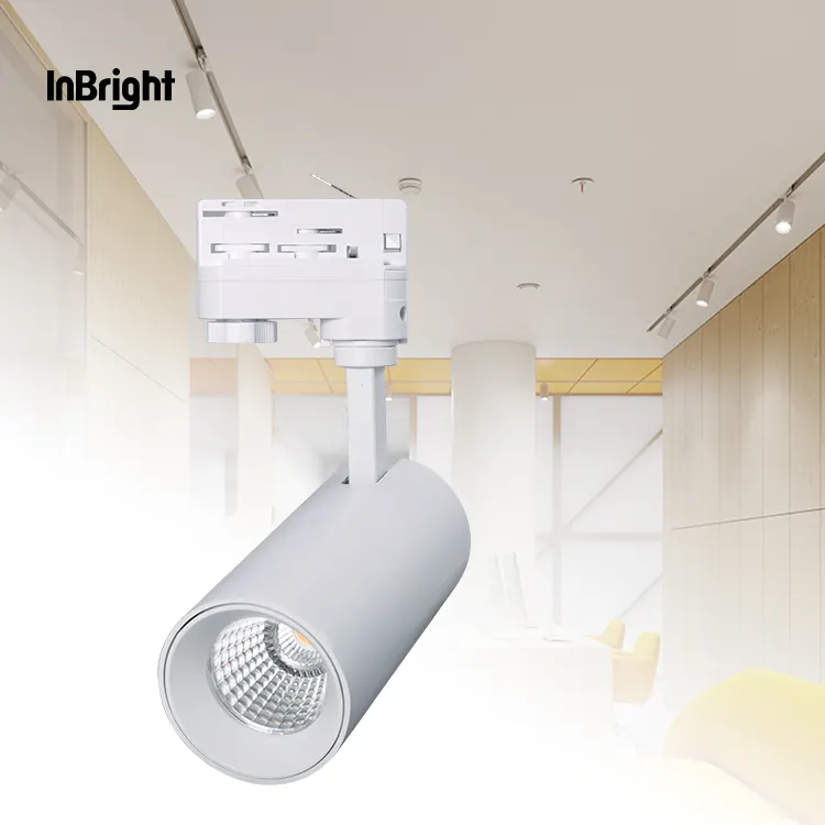 Adjustable Dimmable Aluminum LED Track Spotlight 12-36W