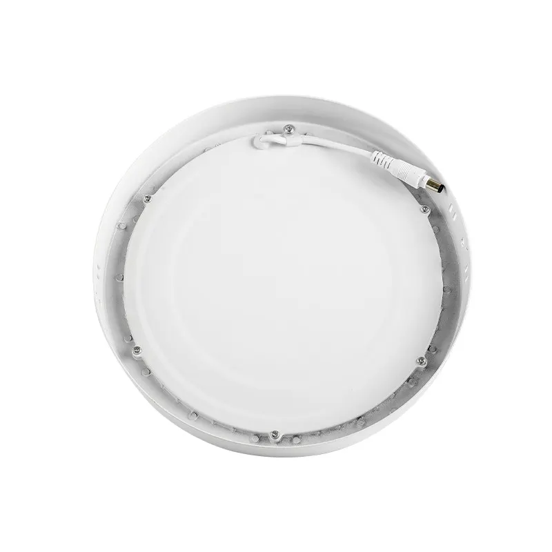 Surface-Mounted Round Aluminum LED Panel Light 6/12W