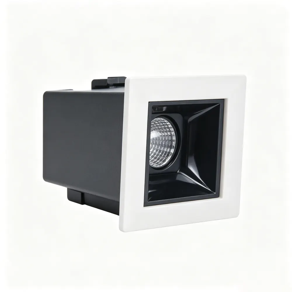 Square Aluminum LED Grille Spotlight 2W