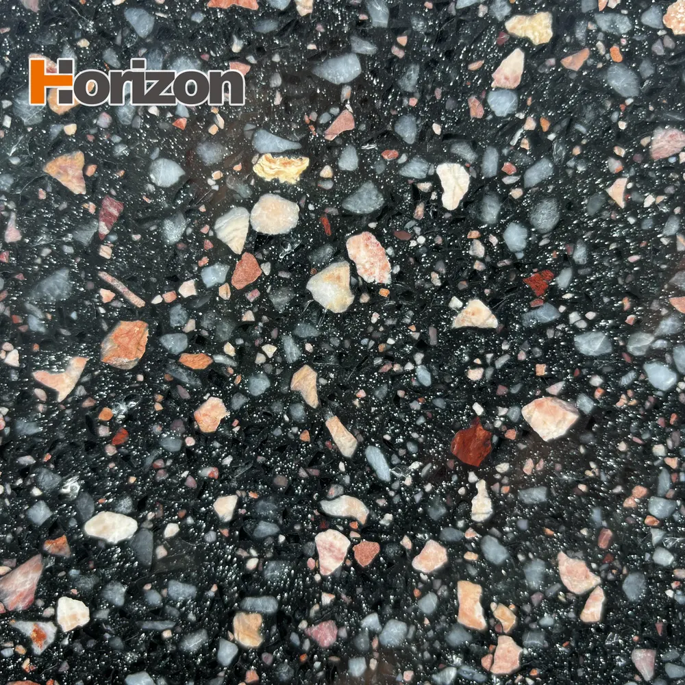 Black Engineered Quartz Slab 3200x1600mm