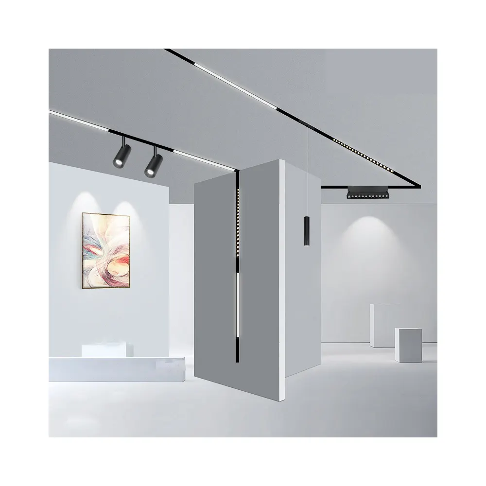 Recessed Aluminum Magnetic LED Track Spotlight 10-30W