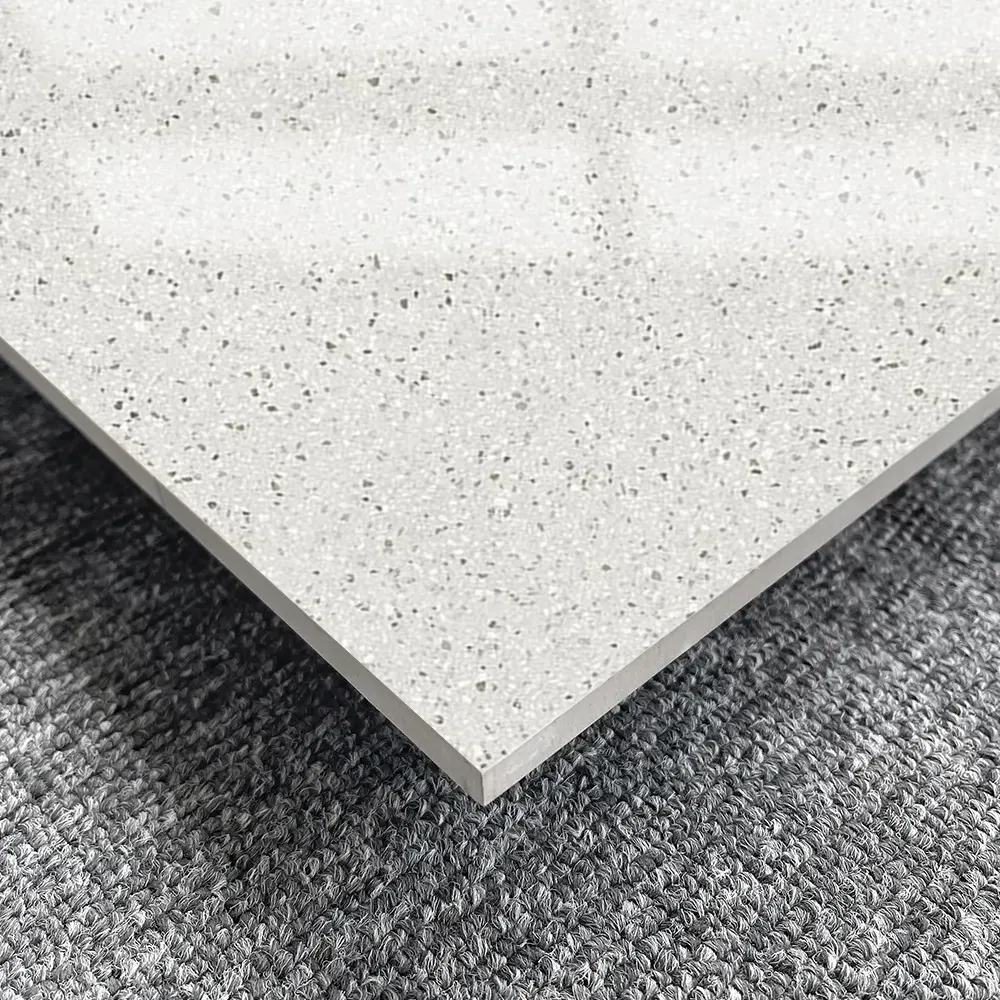 Non-Slip Terrazzo-Look Matte Porcelain Floor Tile 600x600mm