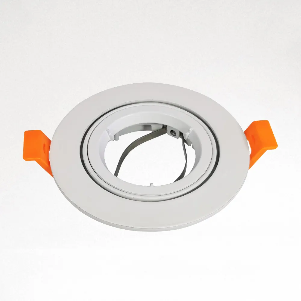 Anti-Glare Recessed Downlight Housing Black/White MR16/GU10 IP54 90mm