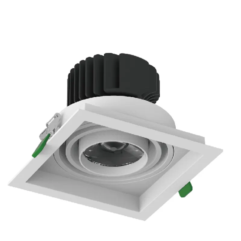 Recessed Square Aluminum LED Grille Spotlight 24-32W