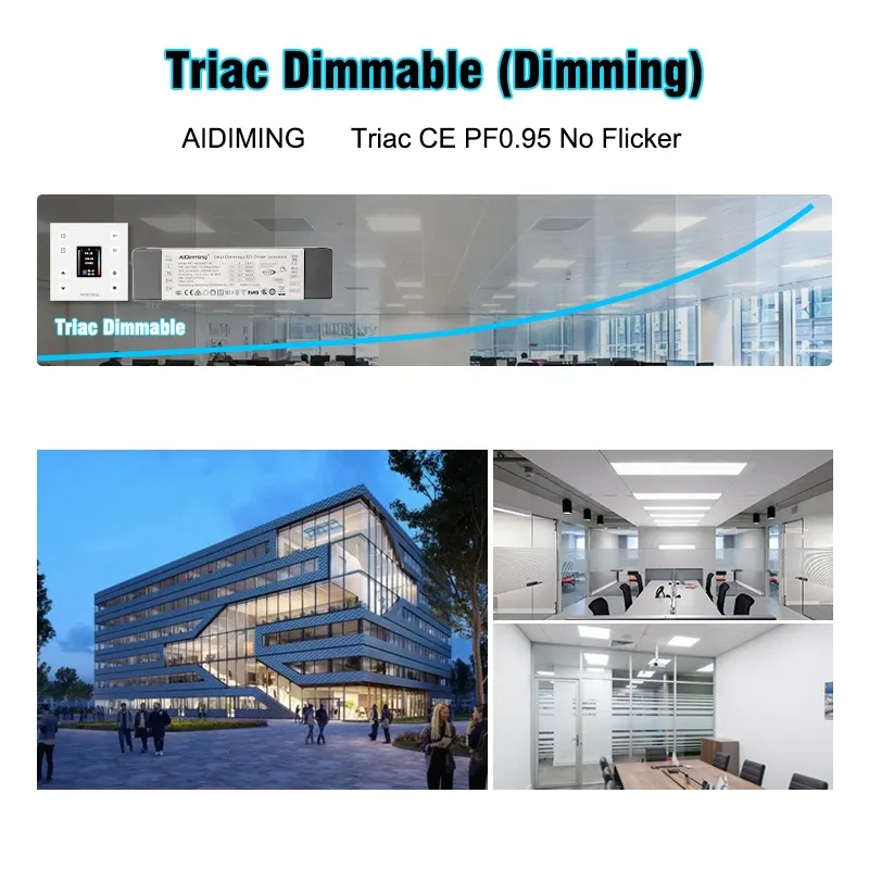 Smart Dimmable TRIAC Recessed LED Panel Light 2x2 40W