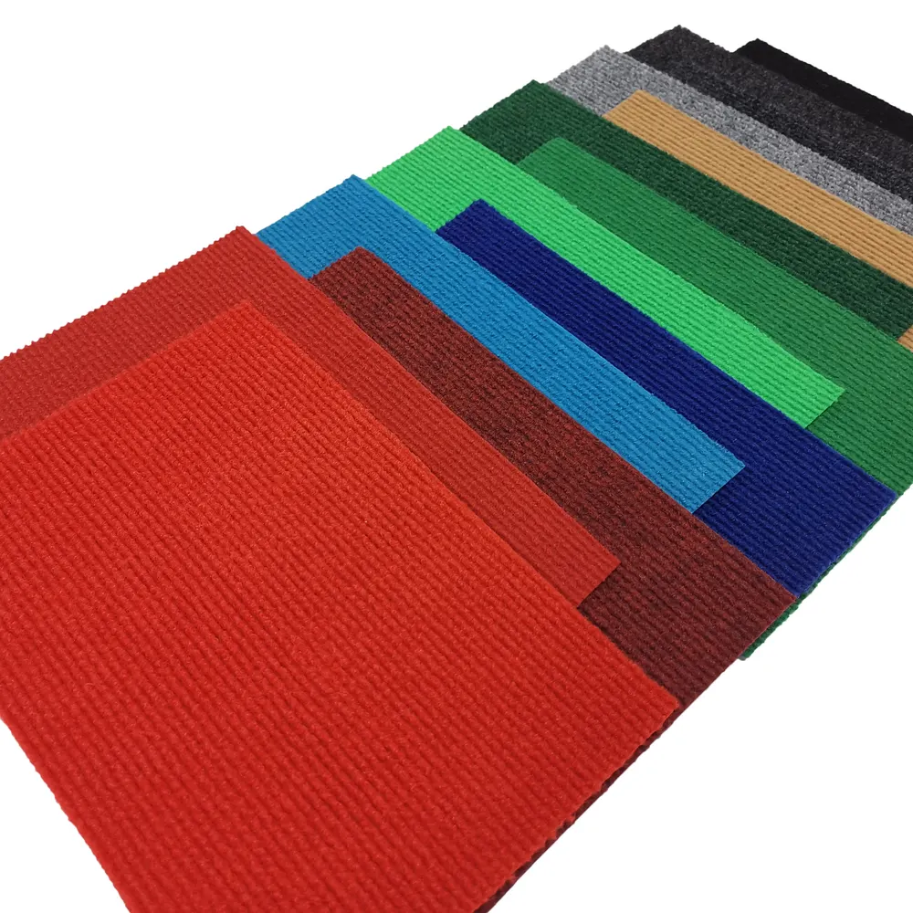 Needle-Punched Ribbed Polyester Exhibition And Event Carpet