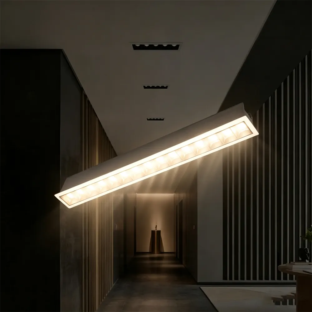 Recessed Square Aluminum LED Grille Spotlight