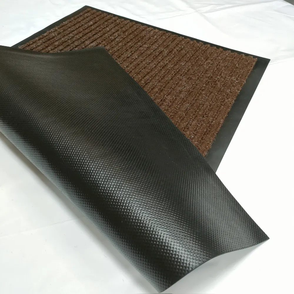 Polyester Entrance Door Mat 4-8mm Thick With PVC Backing