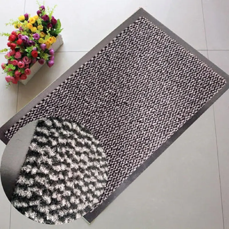 Non-Slip Cut-Pile Rubber Entrance Door Mat