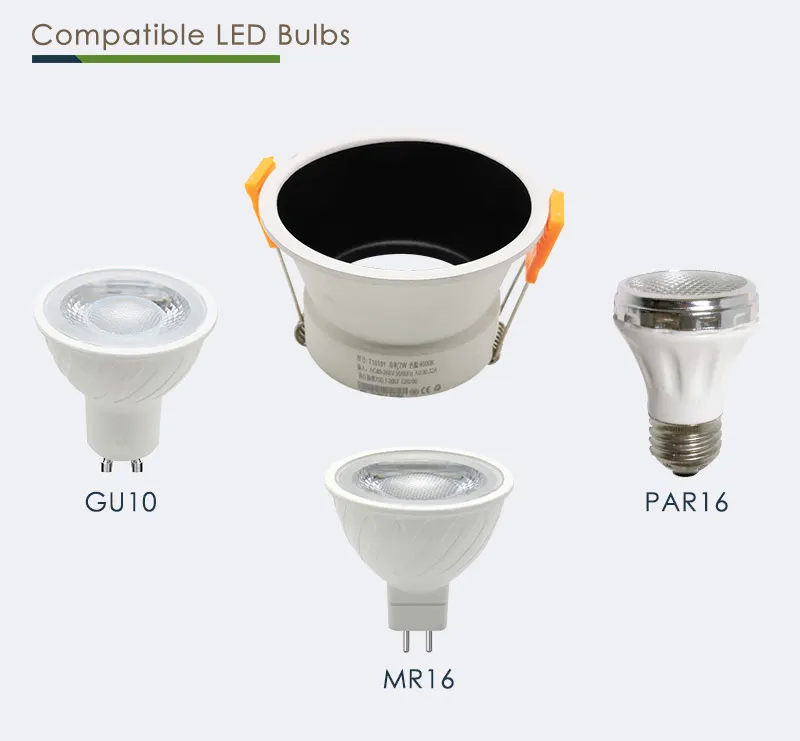Recessed Round Downlight Housing GU10