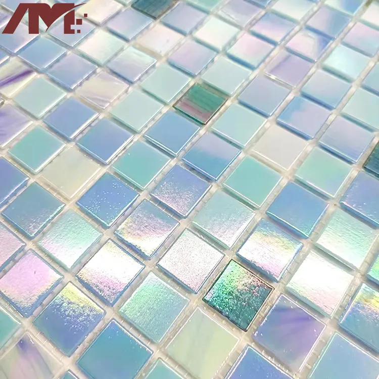 Blue Glass Mosaic Tile 305x305mm 6-8mm Thick