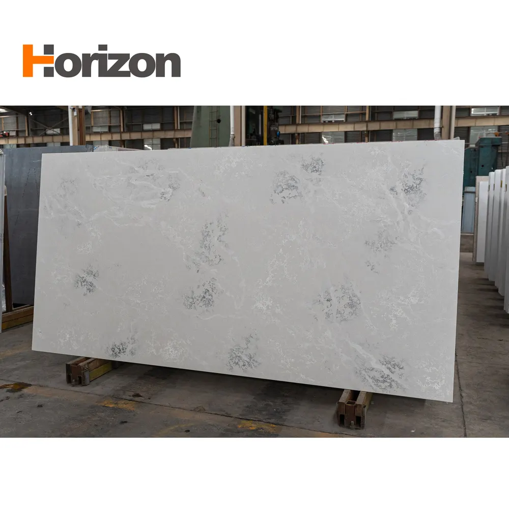 White Engineered Quartz Slab 3200x1600mm