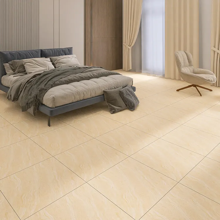 Non-Slip Stone-Look Matte Porcelain Wall And Floor Tile 600x600mm