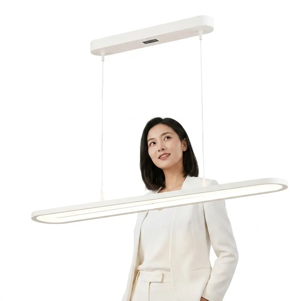 Smart Dimmable Aluminum LED Pendant Light 1200x200x32mm