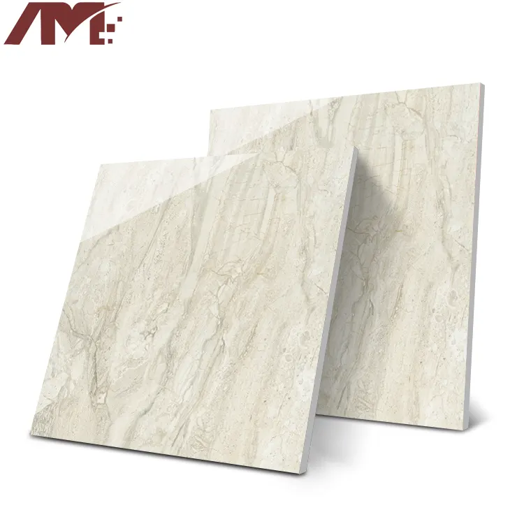 Wood-Look Polished Porcelain Floor Tile 600x600mm