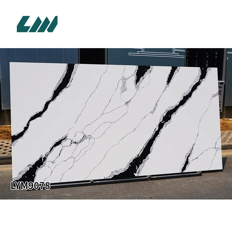 White Engineered Quartz Slab 3200x1600mm