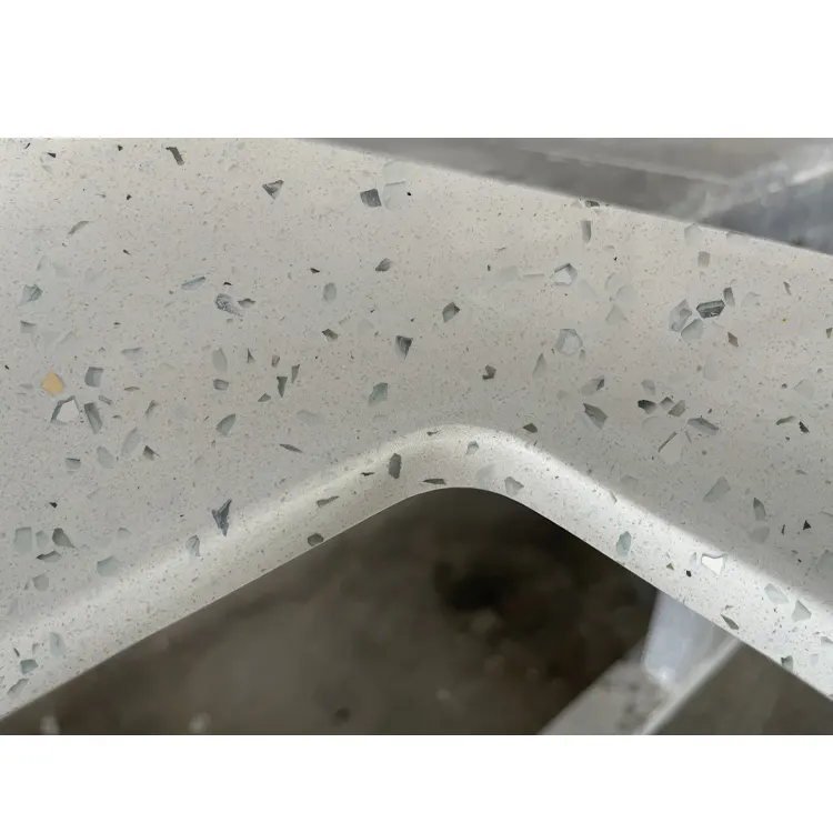 White Engineered Quartz Slab 3200x1600mm