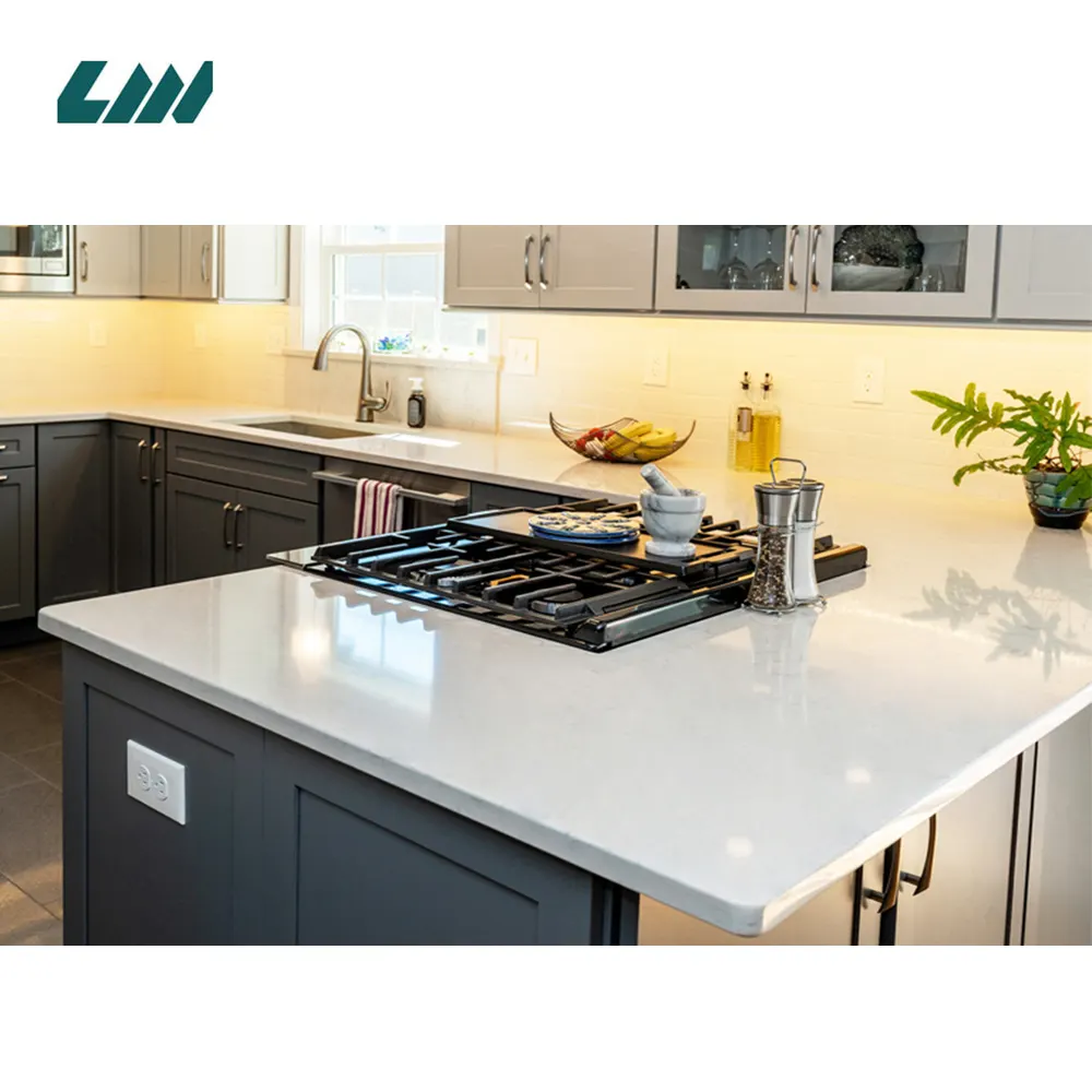Engineered Quartz Slab 3200x1600mm For Countertops