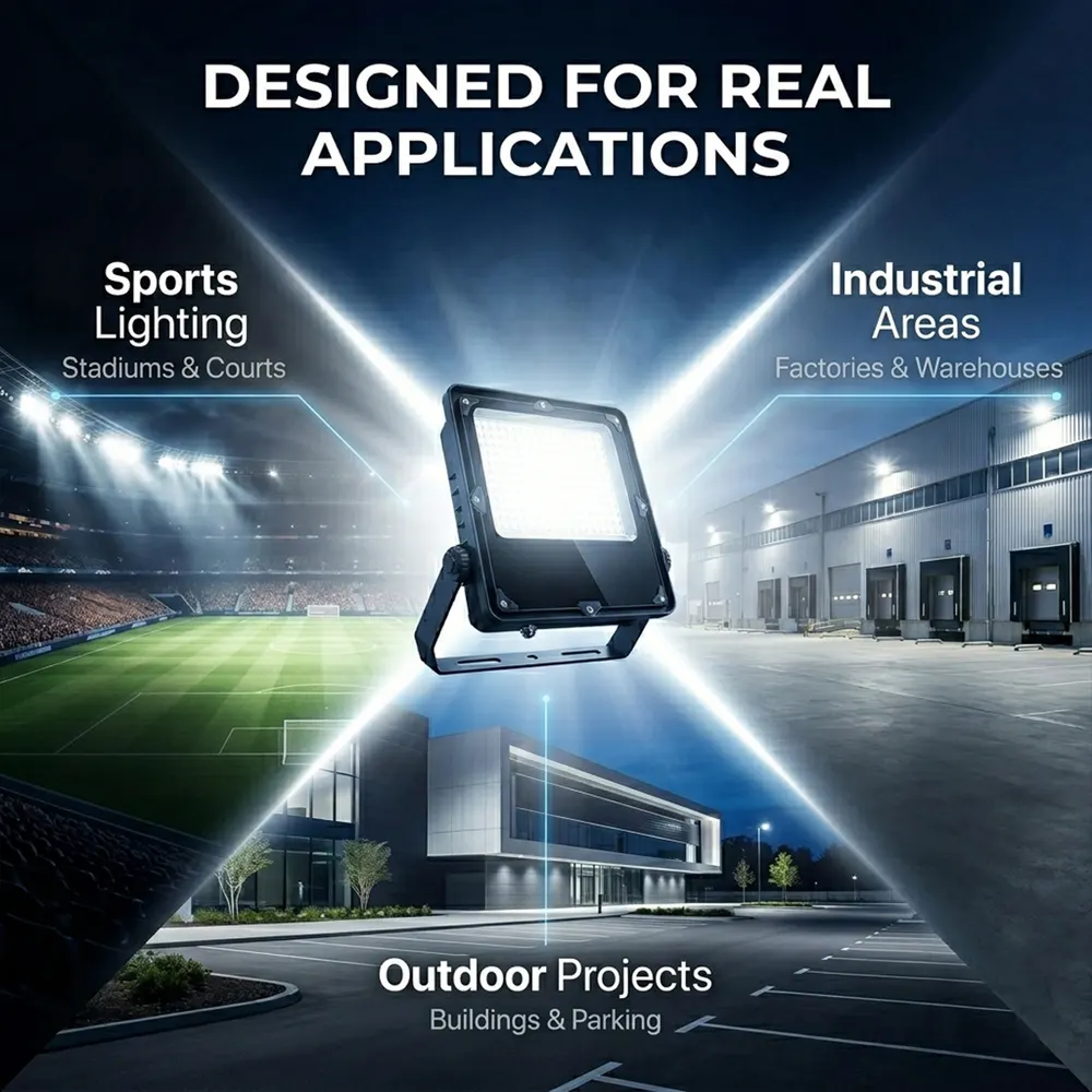 Aluminum LED Floodlight 100-400W