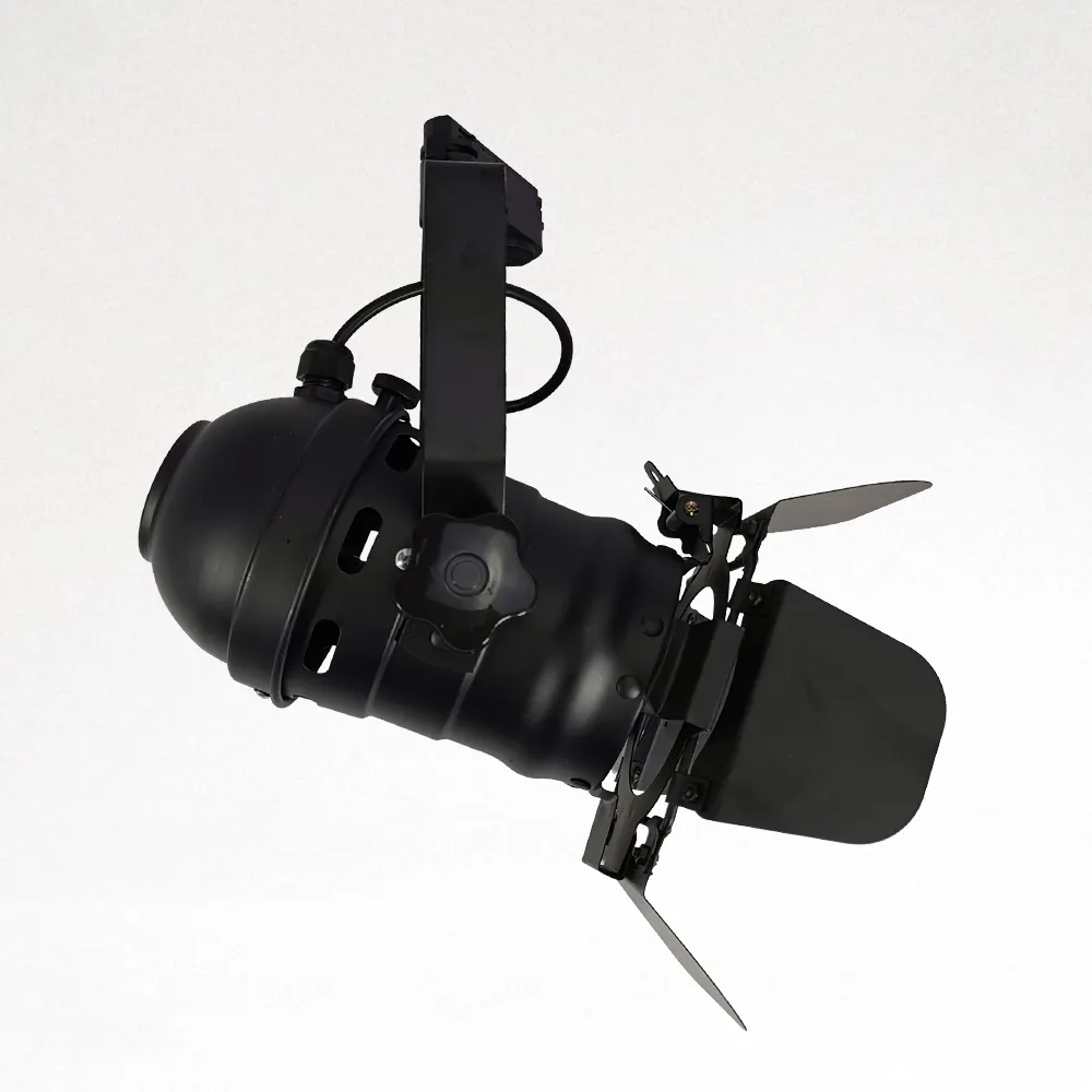Aluminum Barn Door LED Track Spotlight 30W 2/3/4-Wire