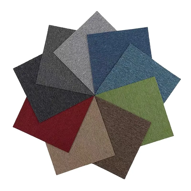 Polypropylene Floor Carpet 50x50cm With PVC Backing