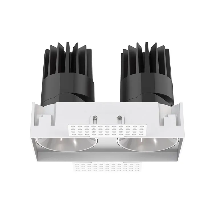 Adjustable Trimless Recessed Square COB LED Downlight 8-25W IP65